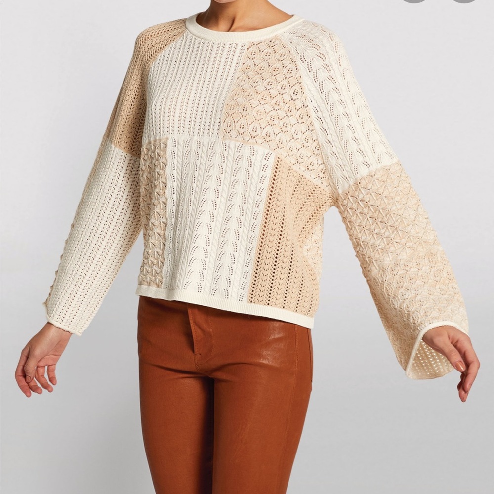 Alice and Olivia Martha bell sleeve pullover